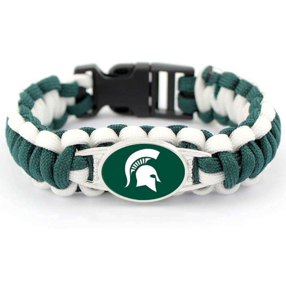 Michigan St. Paracord Bracelet